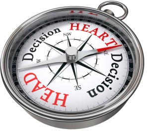 Do you write songs from the heart or from the head?