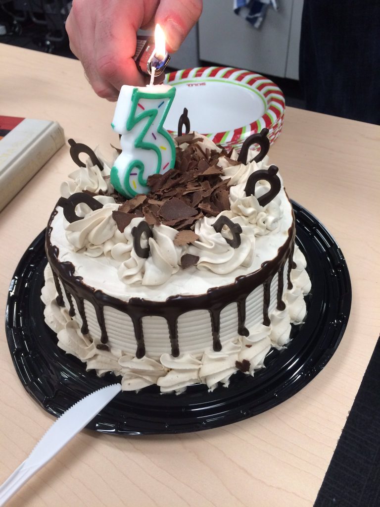 3rd Anniversary Cake