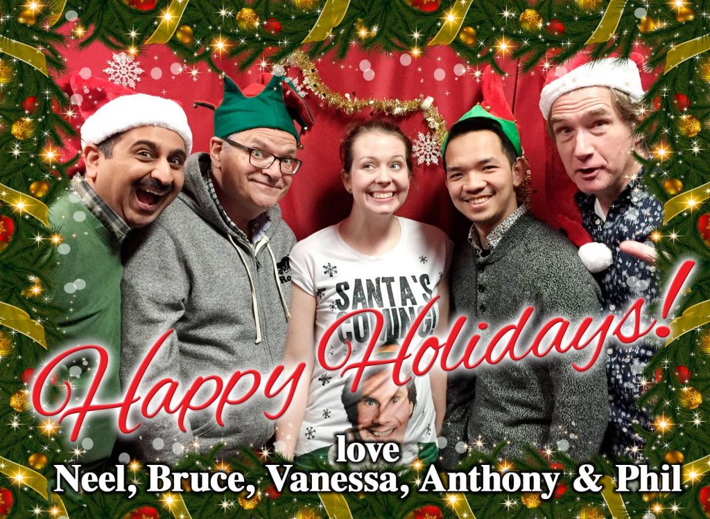 Neel, Bruce, Vanessa, Anthony, and Phil