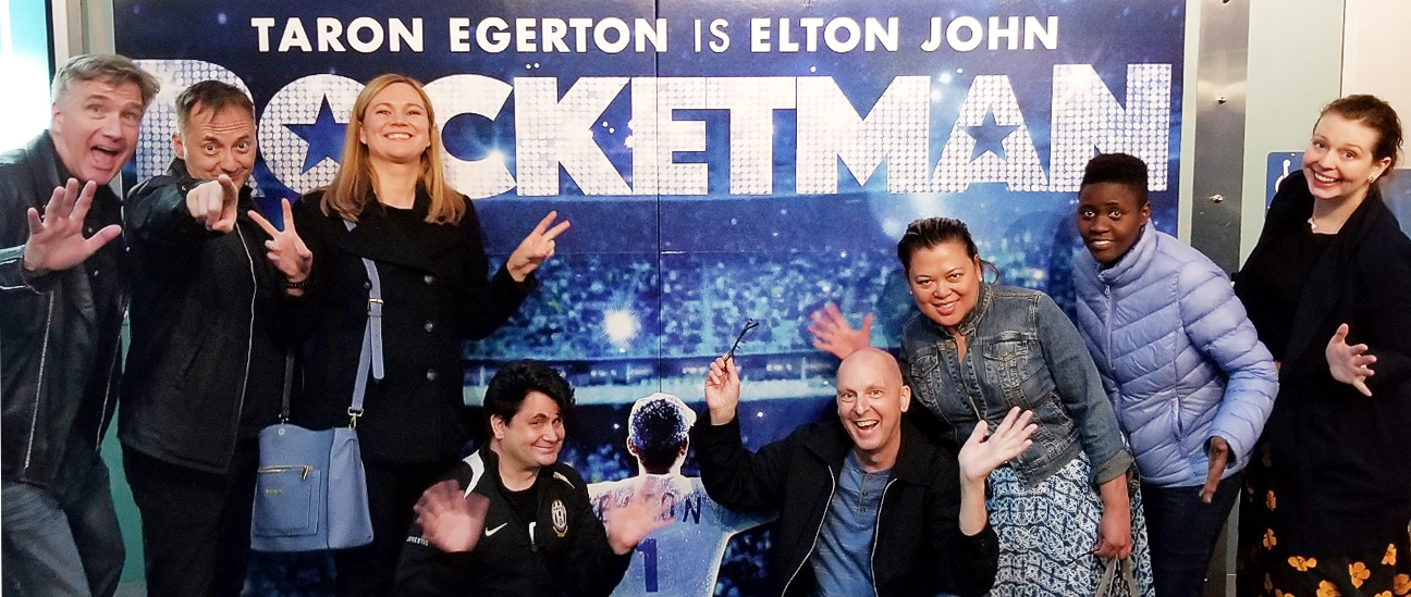 The STR Gang and winners had a blast at the Rocketman Movie PreScreeing on Wednesday!