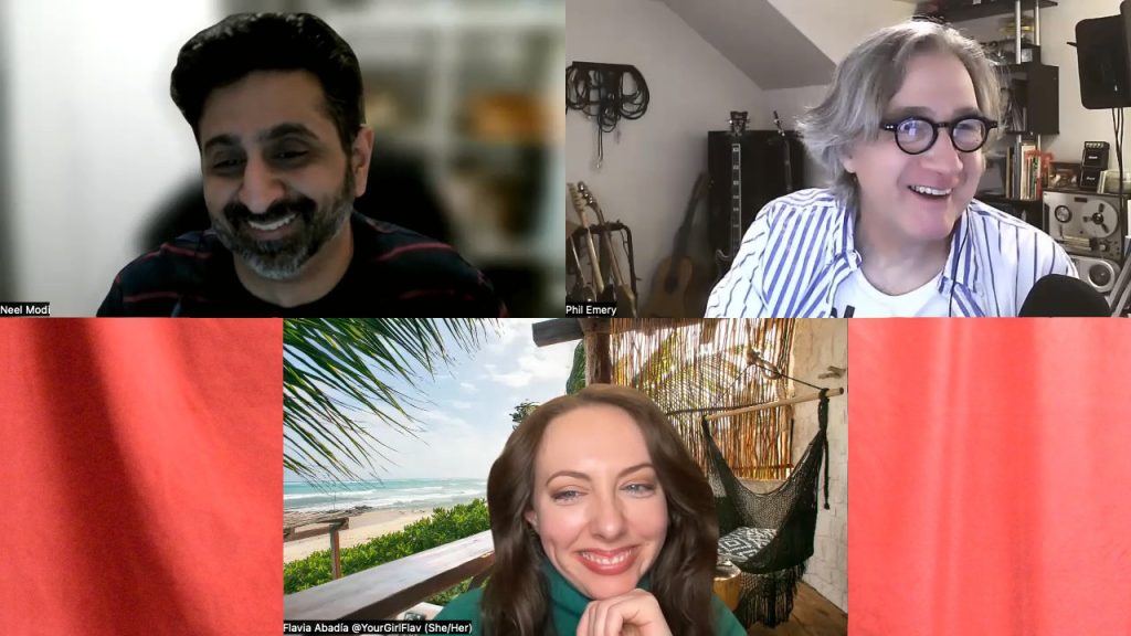 Neel, Phil, and Flavia