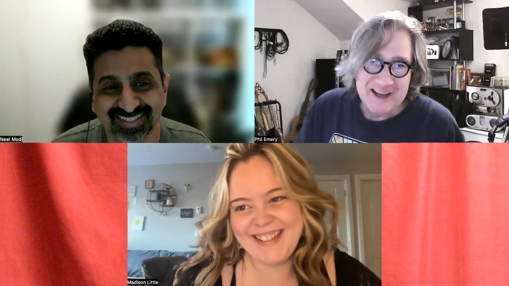 Neel, Phil, and Maddy