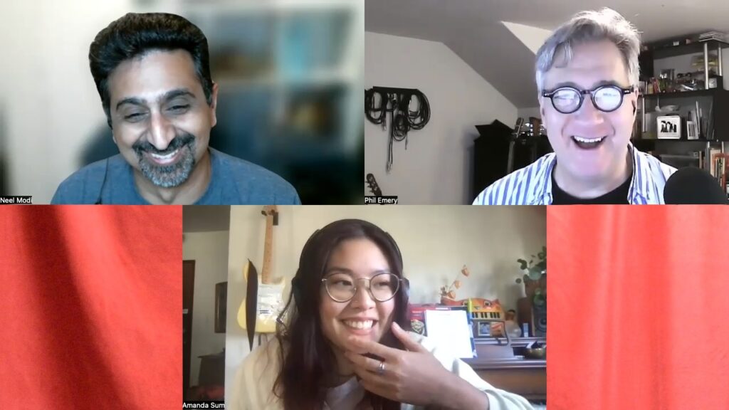 Neel, Phil, and Amanda