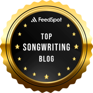 Feedspot - Top Songwriting Blog badge