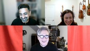 Neel, Sherry, and Phil on a Zoom call