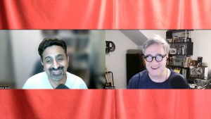 Neel and Phil in a Zoom call