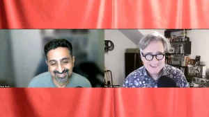 Neel and Phil on a Zoom call