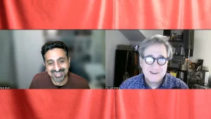 Neel and Phil in a Zoom call