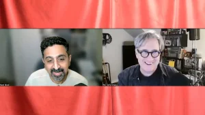 Neel and Phil on a Zoom call