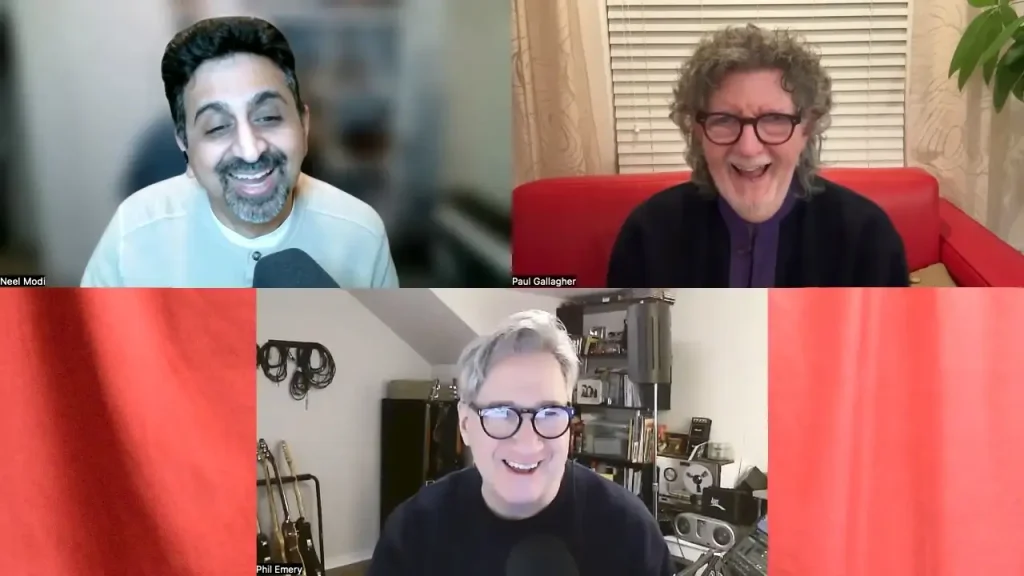 Neel, Paul, and Phil in a Zoom call