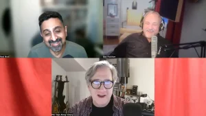 Neel, Blair, and Phil in a Zoom call