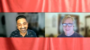 Neel and Phil in a Zoom call