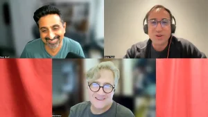 Neel, Steve, and Phil in a Zoom call