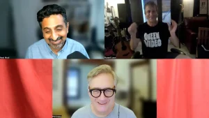 Neel, Russell, and Phil in a Zoom meeting