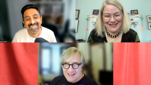 Neel, Susan, and Phil in a Zoom call